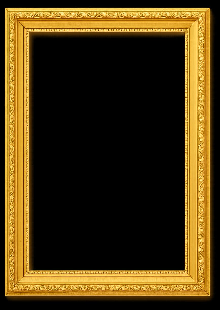 Gold frame