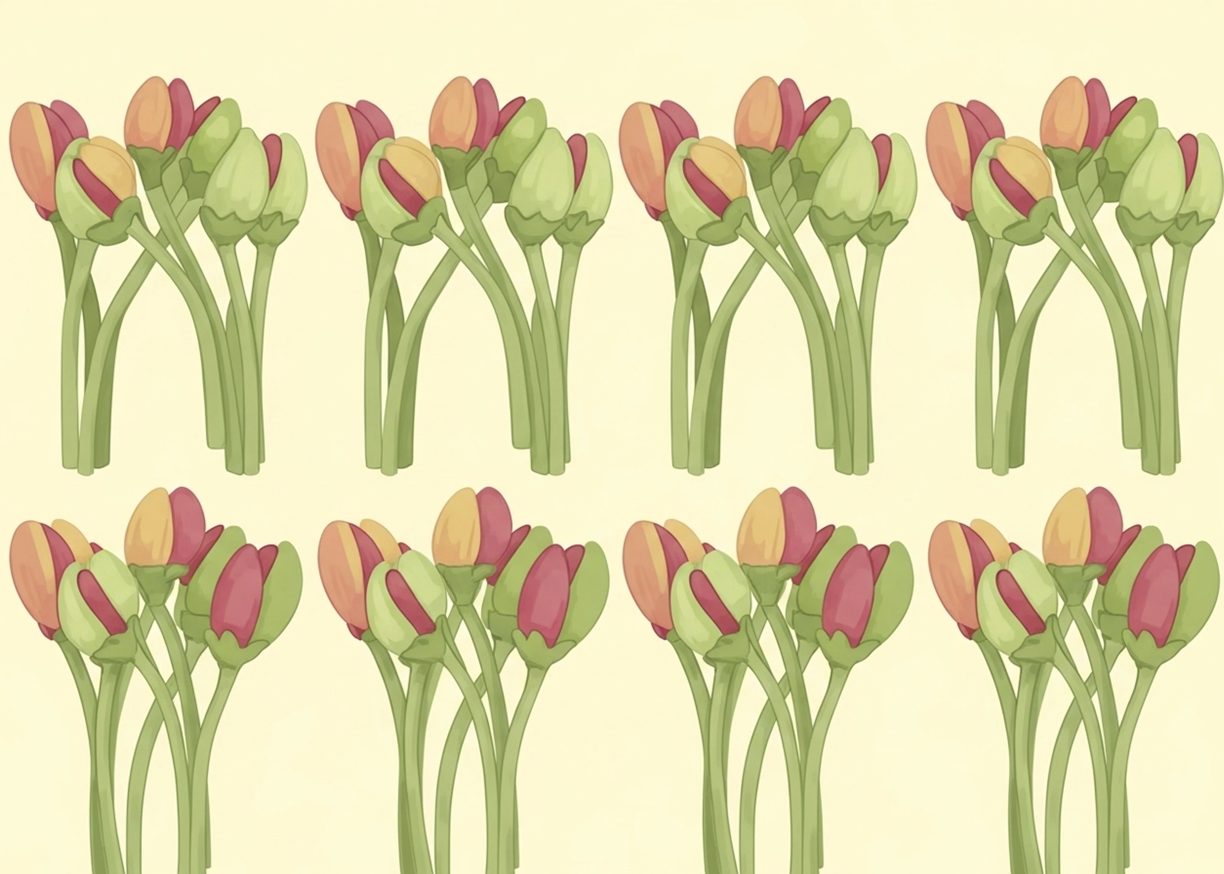 Abstract Botanic Composition